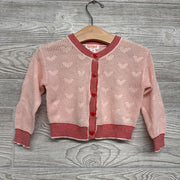 Pointelle Cardigan Hearts 18M