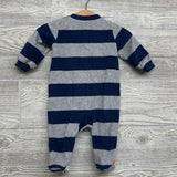 Blanket Sleeper Stripes Fox 0-3M