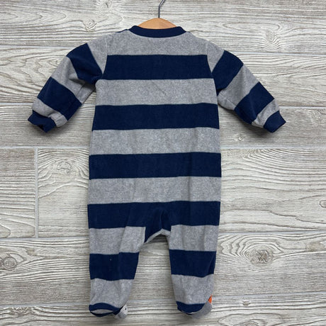 Blanket Sleeper Stripes Fox 0-3M