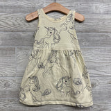 Tank Dress Unicorns 3-4T