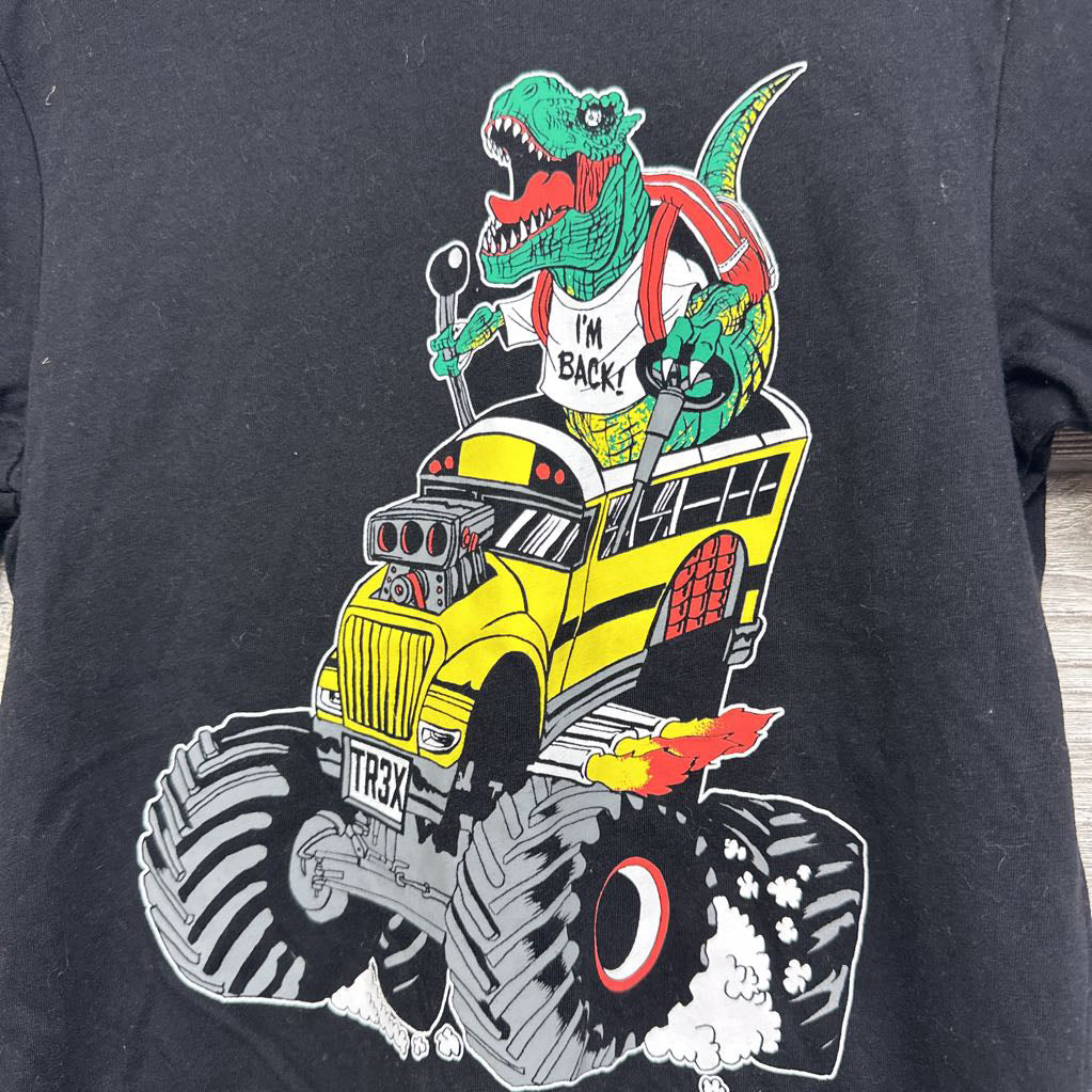Shirt Dinosaur School Bus I'm Back 5-6