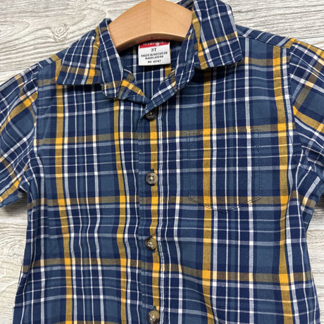 Plaid Button Up Shirt 3T