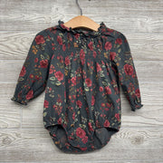 LS Textured Smocked Romper 18M