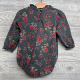 LS Textured Smocked Romper 18M