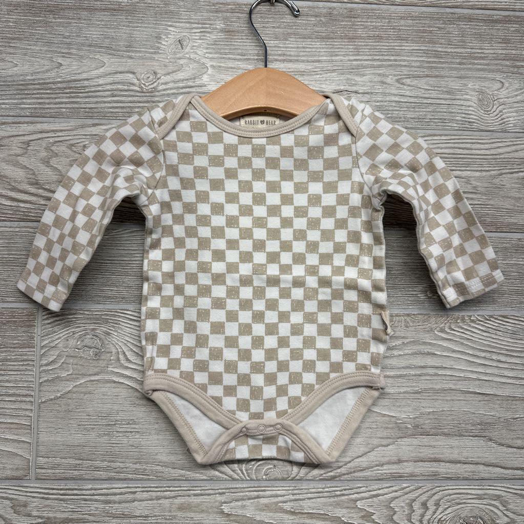 3 Pk LS Bodysuits Good Times With Mommy Elephants Checker 6-9M