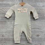 LS Waffle Knit Outfit Logo 6M