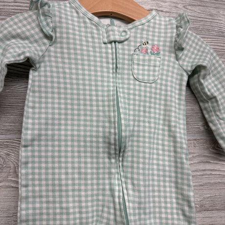 Sleeper Gingham Chest Pocket 9M