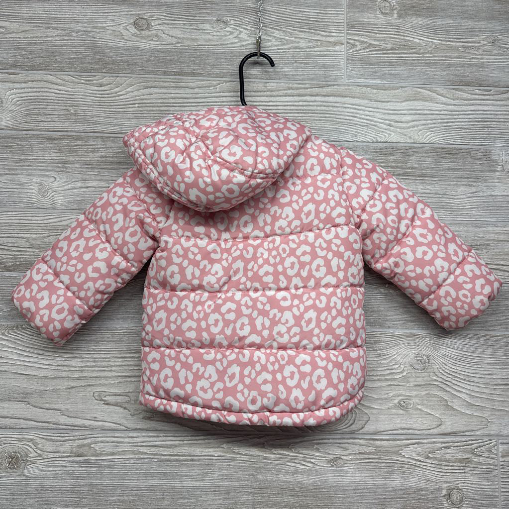 Winter Coat Animal Print Cat Pockets 2t