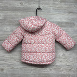 Winter Coat Animal Print Cat Pockets 2t