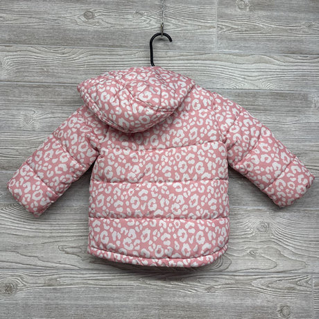 Winter Coat Animal Print Cat Pockets 2t