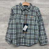 NEW Plaid LS Button Up Shirt 4T