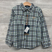 NEW Plaid LS Button Up Shirt 4T