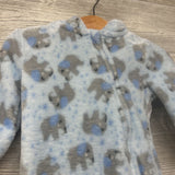 LS Plush Outfit W/ Hood Elephants 0-3M