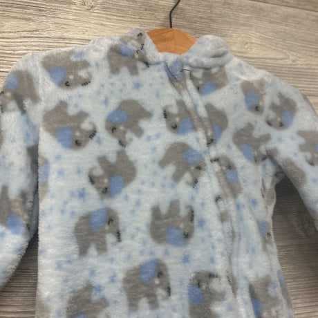 LS Plush Outfit W/ Hood Elephants 0-3M