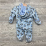 LS Plush Outfit W/ Hood Elephants 0-3M