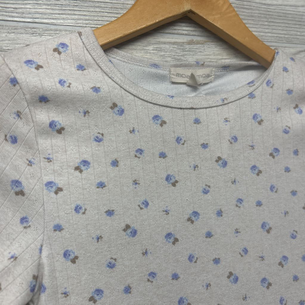 Pointelle Shirt Flowers 14-16