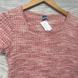 Ribbed Knit Shirt Lettuce Trim 10-12