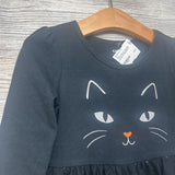 LS Tulle Dress Cat Face 2T