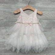 Tank Lace Tulle Dress Rhinestones 12M