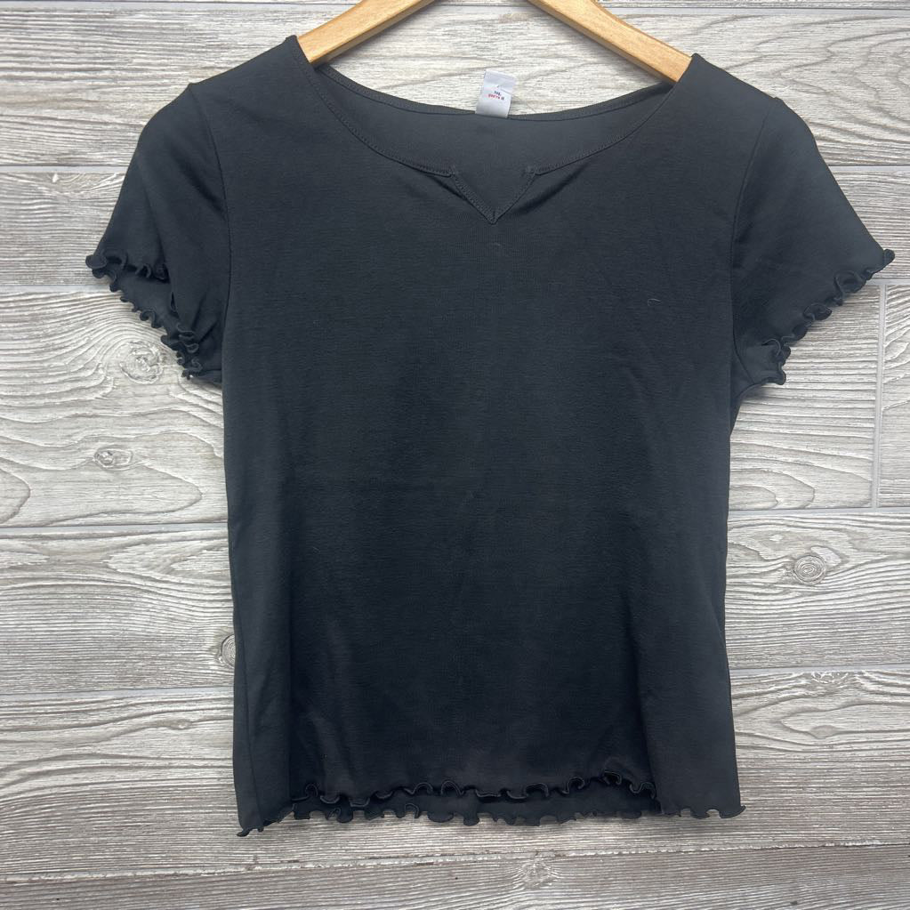 NEW Shirt V Cut Lettuce Trim 10-12 Plus