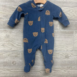 Blanket Sleeper Bears 0-3M