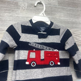 NEW Blanket Sleeper Stripes Fire Truck 12M