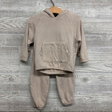 Hacci Pullover W/ Hood & Joggers 18M