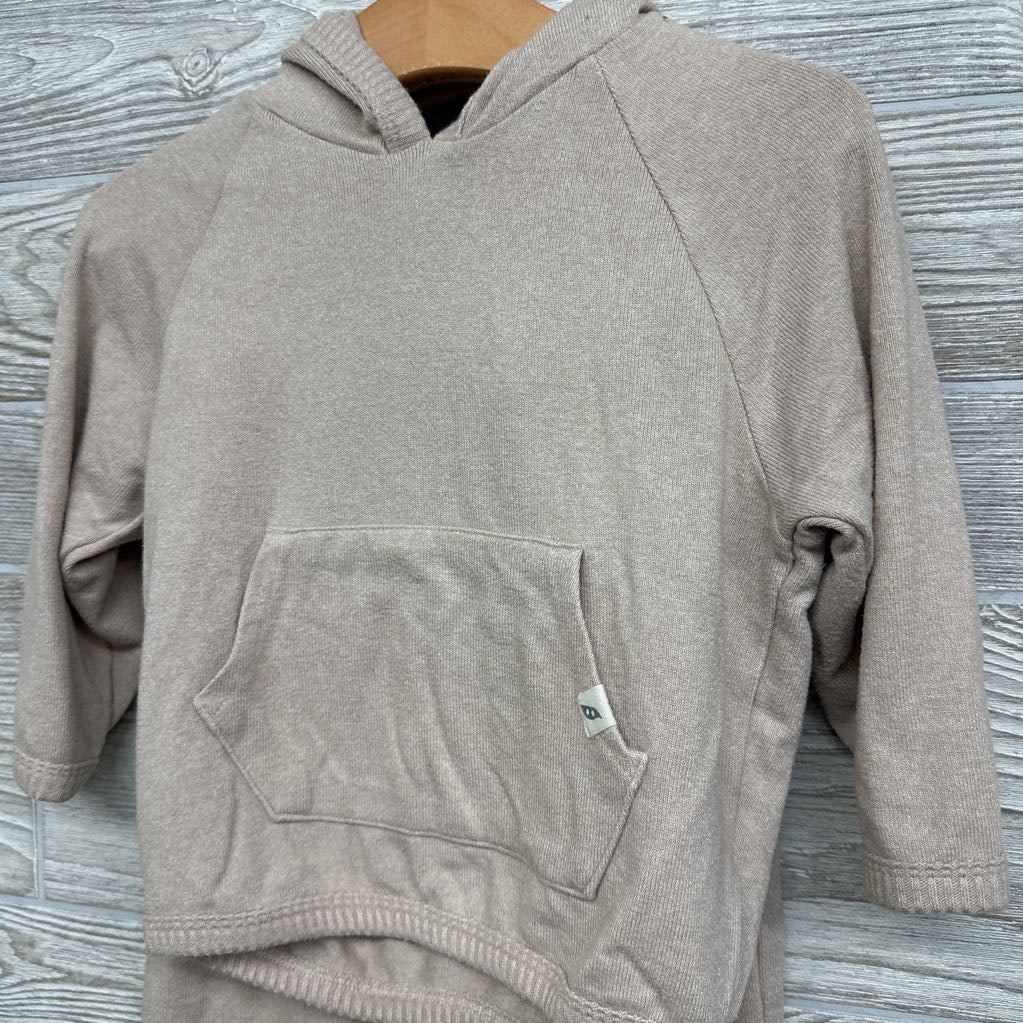 Hacci Pullover W/ Hood & Joggers 18M