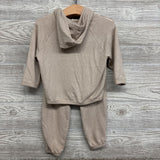 Hacci Pullover W/ Hood & Joggers 18M
