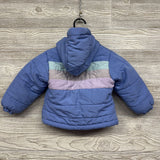 Winter Coat Stripes 2t
