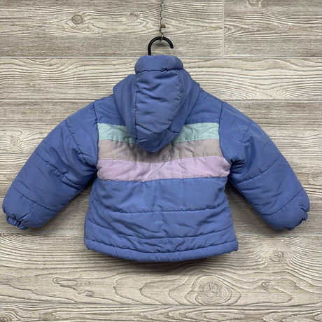 Winter Coat Stripes 2t
