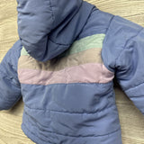 Winter Coat Stripes 2t