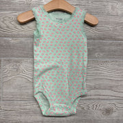 5 Pk Lace Trim Tank Bodysuits Watermelons Giraffes Flowers