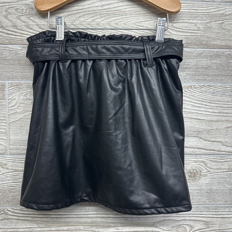 Faux Leather Skirt W/ Belt 11-12