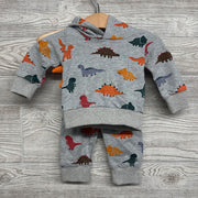 Hoodie & French Terry Joggers Dinosaurs 0-3M
