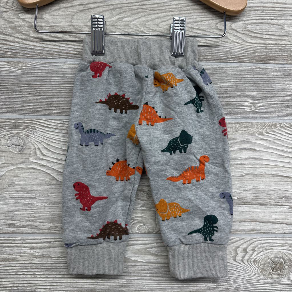 Hoodie & French Terry Joggers Dinosaurs 0-3M