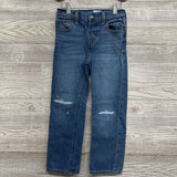 Straight Jeans Patched Knees 6T