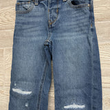 Straight Jeans Patched Knees 6T