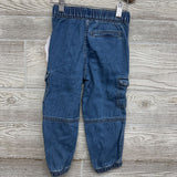 NEW Denim Drawstring Cargo Joggers 3T