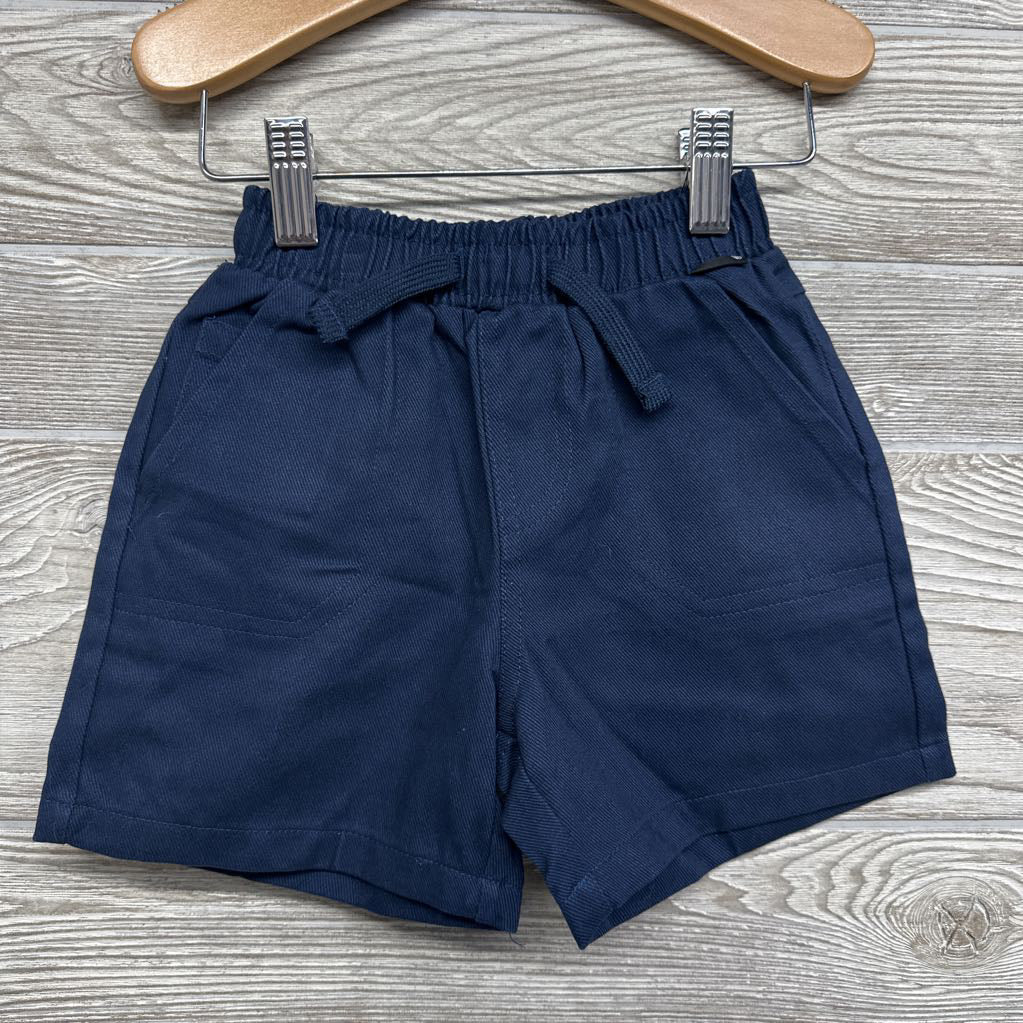 NEW Crochet Button Up Shirt Stripes & Pull On Shorts 24M