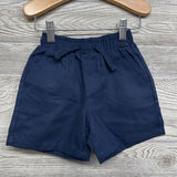 NEW Crochet Button Up Shirt Stripes & Pull On Shorts 24M