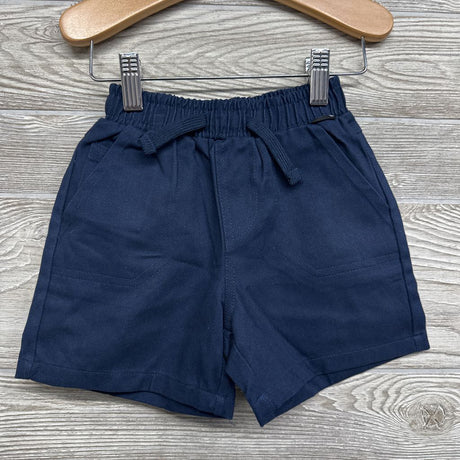 NEW Crochet Button Up Shirt Stripes & Pull On Shorts 24M