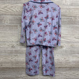 2 Pc LS Button Up PJs Butterflies 4T