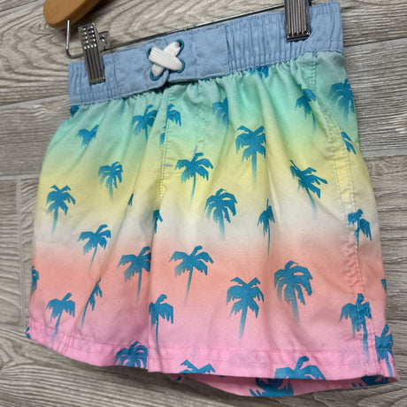 Swim Trunks Palm Trees 4T