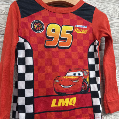 2 Pc LS PJs Lightning McQueen 5T