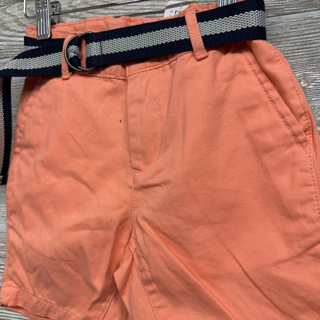 NEW Flat Front Shorts W/ Belt 5