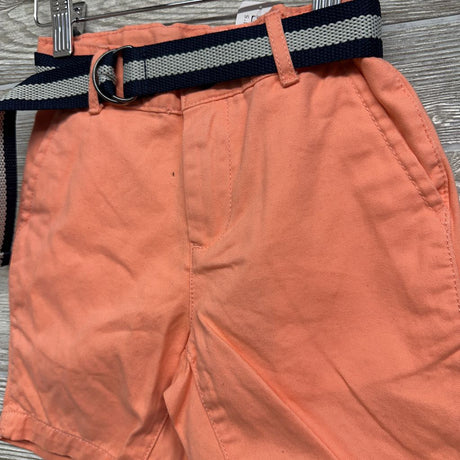 NEW Flat Front Shorts W/ Belt 5