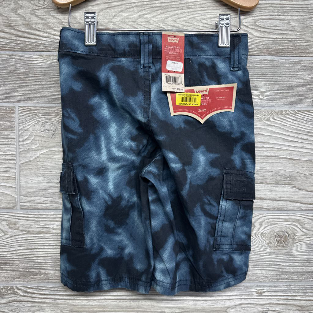 NEW Relaxed Fit XX Cargo Shorts Tie Dye 4T