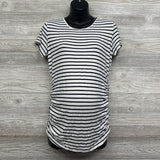Ruched Shirt Stripes XL