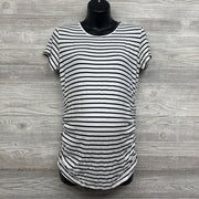 Ruched Shirt Stripes XL